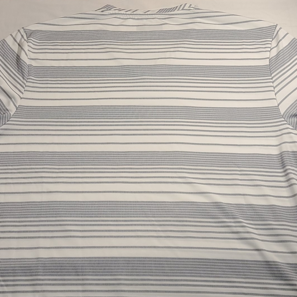 Alfani stretch V-neck geo white t-shirt - Picture 13 of 16